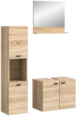 Harbor Badkombination  B/H/T 102x186x33 in Eiche Sonoma