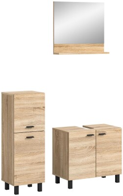 Harbor Badkombination  B/H/T 102x186x33 in Eiche Sonoma