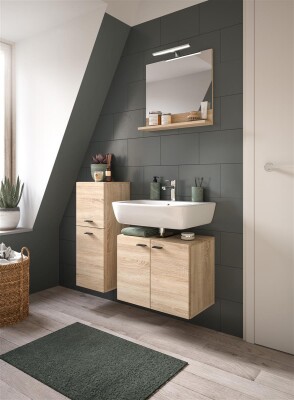 Harbor Badkombination  B/H/T 102x186x33 in Eiche Sonoma