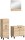 Harbor Badkombination  B/H/T 102x186x33 in Eiche Sonoma