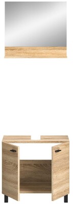 Harbor Badkombination  B/H/T 57x186x33 in Eiche Sonoma