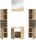 Harbor Badkombination  B/H/T 137x186x33 in Eiche Sonoma