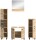 Harbor Badkombination  B/H/T 137x186x33 in Eiche Sonoma