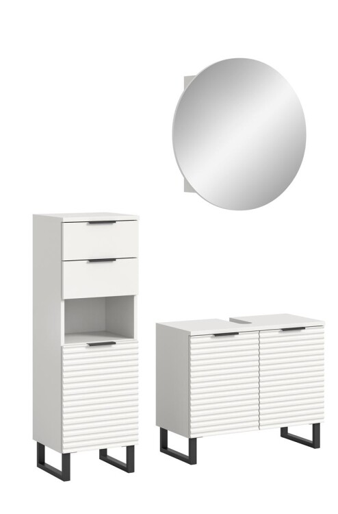 Chorus Badkombination B/H/T 120x193x34 in weiß