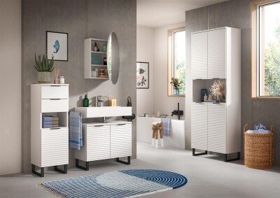 Chorus Badkombination B/H/T 105x193x34 in weiß