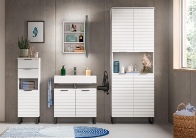 Chorus Badkombination B/H/T 105x193x34 in weiß