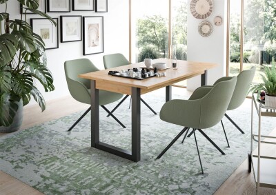 Cloud Ausziehbarer Esstisch B/H/T 150-190x76x90 in Artisan Eiche