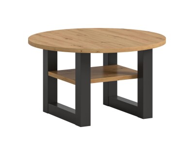 Cloud Couchtisch B/H/T 75x42x75 in Artisan Eiche und grau