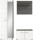 Mambo Garderobenkombination  B/H/T 155x192x37 in Rauchsilber