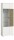 Halo Vitrine B/H/T 70x195x37 in weiß und gold