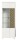 Halo Vitrine B/H/T 70x195x37 in weiß und gold