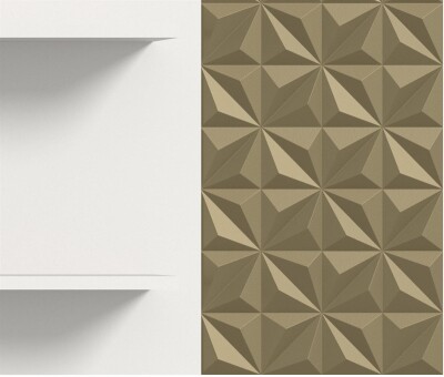 Halo Wandboard B/H/T 144x53x17 in weiß und gold