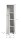 Frost Standschrank hoch  B/H/T 30x110x30 in weiß