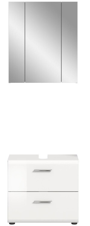 Frost Badkombination  B/H/T 60x190x32 in weiß