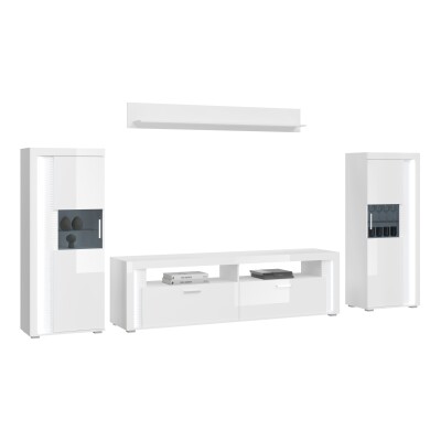 Peak Wohnkombination  B/H/T 351x202x46  in weiße...