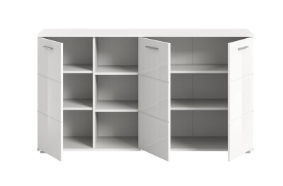 Bello Kommode  B/H/T 150x83x37 in weiß Hochglanz