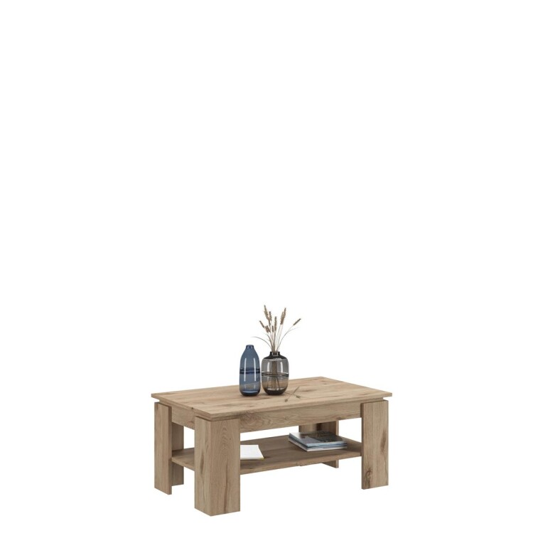 Colossus Couchtisch  B/H/T 100x45x60 in Nox Oak
