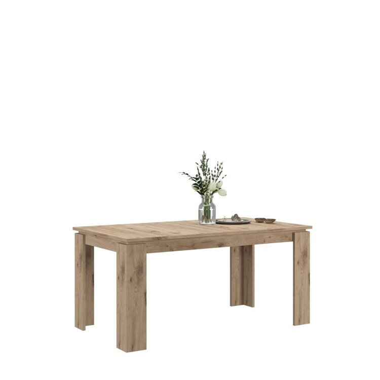Colossus Esstisch  B/H/T 160-200x76x90 in Nox Oak