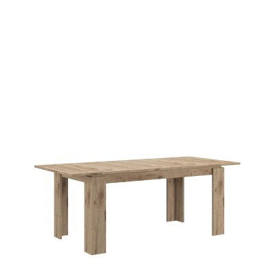 Colossus Esstisch  B/H/T 160-200x76x90 in Nox Oak