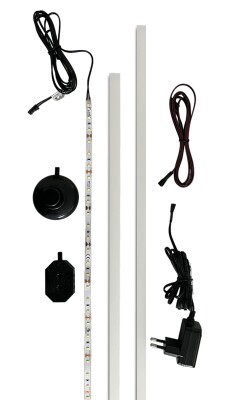 Beleuchtung Lichtprofil 2er 60/95 Kalt Weiß