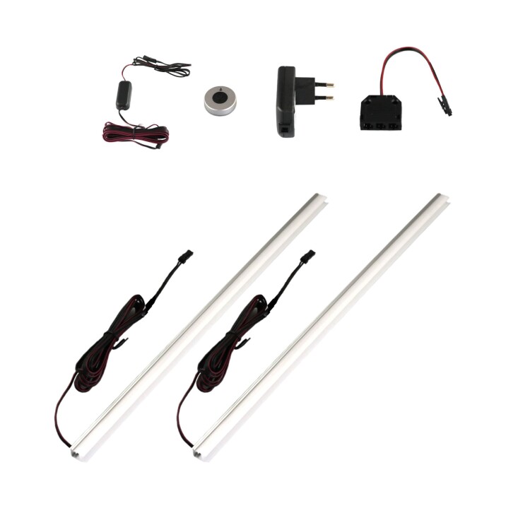 Beleuchtung Lichtschiene 2er 40 warm-weiß  B/H/T 396x15x11