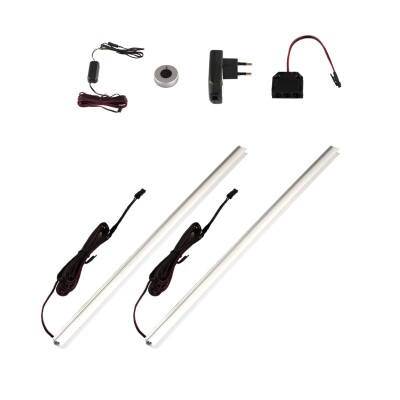 Beleuchtung Lichtschiene 2er 40 warm-weiß  B/H/T 396x15x11