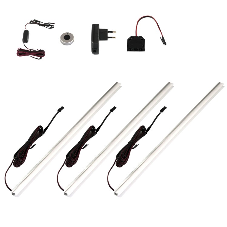 Beleuchtung Lichtschiene 3er 40 warm-weiß  B/H/T 396x15x11