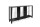 Sideboard Alva 51A schwarz / Spiegel