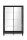 Highboard Alva 53A schwarz / Spiegel