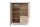 Highboard Malmö 53A Dekor Sonoma Eiche / Dekor Rafia Geflecht