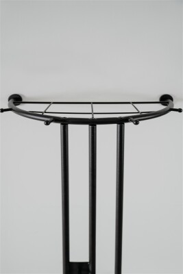Kompaktgarderobe Darby 42A schwarz / Dekor Artisan Oak