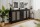 Sideboard Bastille 51A schwarz / Geflecht Nobel