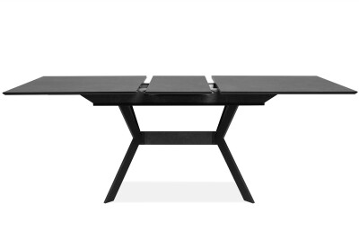 Auszugstisch Faro 80A Dekor Stein dunkel / schwarz