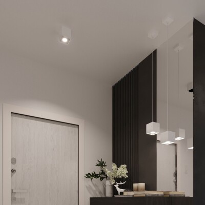 Wandleuchte ZUNZ 1 weiß