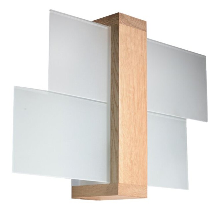 Wandleuchte YANC 1 Naturholz