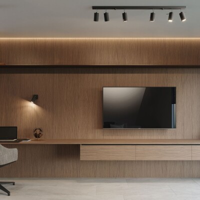 Deckenleuchte LIRA 4 schwarz