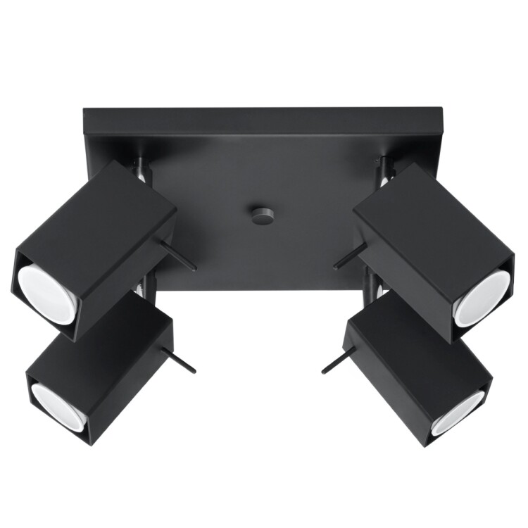 Deckenleuchte MELE 4 schwarz