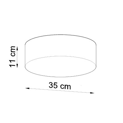 Deckenleuchte AIRX 35 schwarz