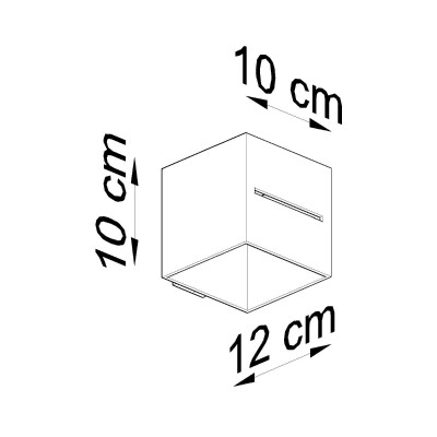 Wandleuchte NARE schwarz