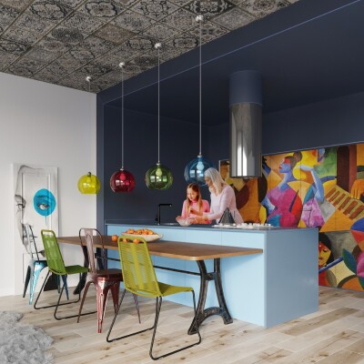 Hängeleuchte NILB transparent