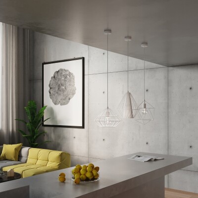 Hängeleuchte TILO weiß