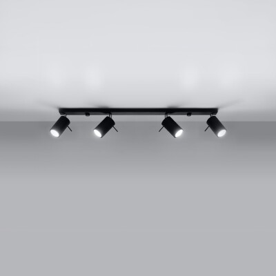 Deckenleuchte LIRA 4L schwarz