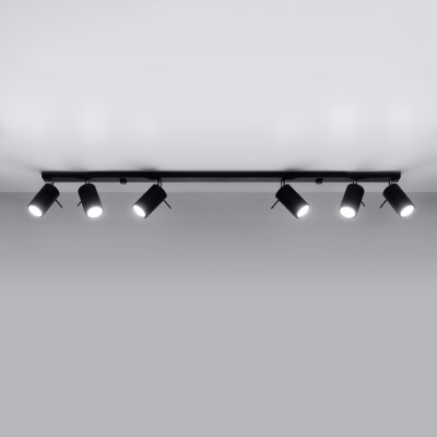 Deckenleuchte LIRA 6L schwarz