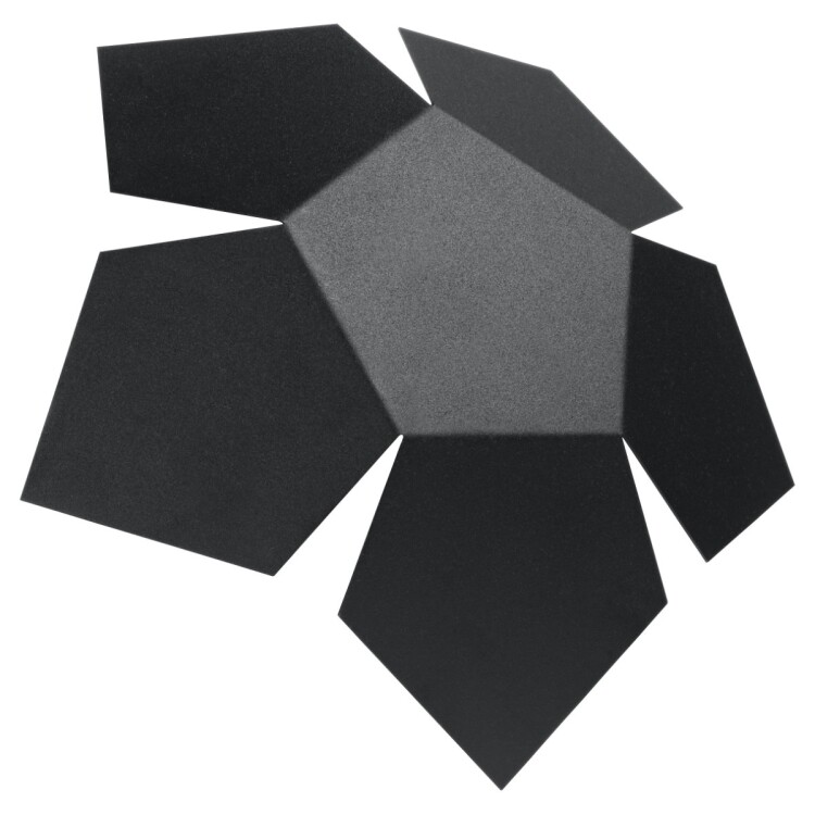Wandleuchte LUMZ schwarz