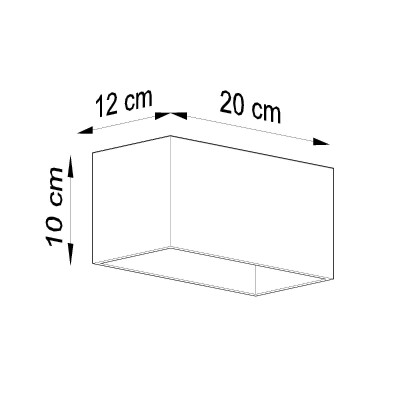 Wandleuchte ZUNZ MAXI grau