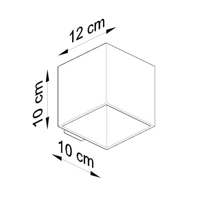 Wandleuchte ZUNZ 1 anthrazit