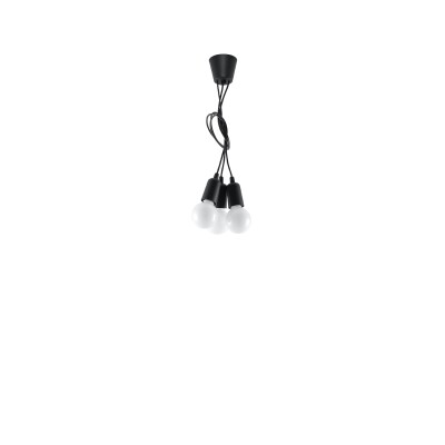 Hängeleuchte LUMA 3 schwarz