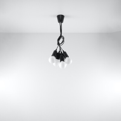 Hängeleuchte LUMA 5 schwarz