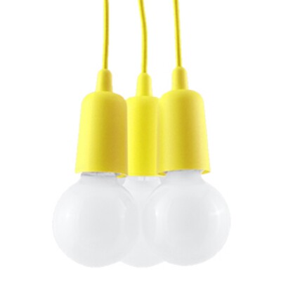 Hängeleuchte LUMA 3 gelb