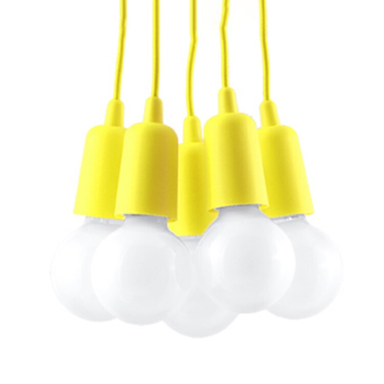 Hängeleuchte LUMA 5 gelb